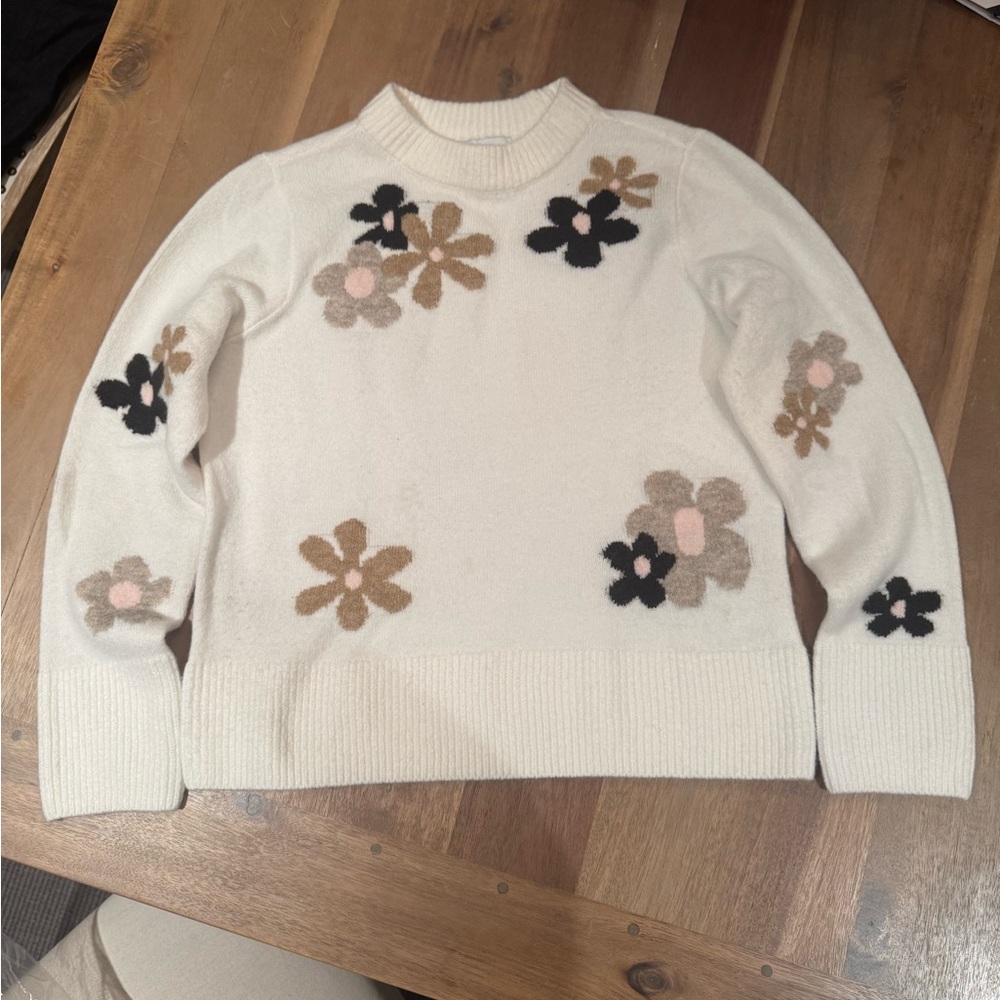 CeCe Groovy Sweater Antique White - Picture 4 of 12